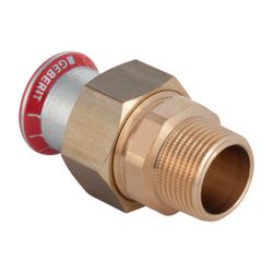 Geberit Mapress C-Stahl Übergangsverschraubung mit Außengewinde d 35mm, R 1 1/4″... GEBERIT-25338 4024723253389 (Abb. 1)