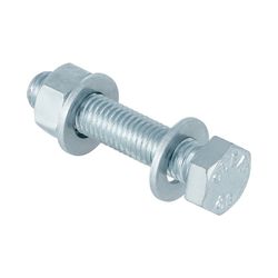 Geberit Set Schraube für Flanschverbindung, aus Stahl verzinkt M 16mm Länge 6,5cm... GEBERIT-91071 4024723910718 (Abb. 1)