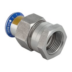 Geberit Mapress Edelstahl Übergangsverschraubung mit Innengewinde, Überwurfmutter aus Cr... GEBERIT-34409 4024723344094 (Abb. 1)