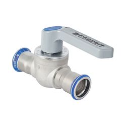 Geberit Mapress Edelstahl Kugelhahn mit Betätigungshebel Außendurchmesser 15mm, 10 bar... GEBERIT-94952 4025410541796 (Abb. 1)