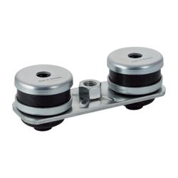 Geberit Set Grundplatte rechteckig, Zweiloch, mit Gewindemuffe M10... GEBERIT-359145261 4025416061151 (Abb. 1)
