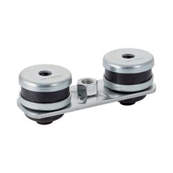 Geberit Set Grundplatte rechteckig, Zweiloch, mit Gewindemuffe M10... GEBERIT-359145261 4025416061151 (Abb. 1)