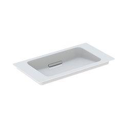 Geberit ONE Möbelwaschtisch Abgang horizontal verk. Ausladung 75cm T 40cm o. Hahnl. ... GEBERIT-500391011 4025410572363 (Abb. 1)