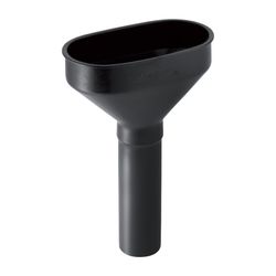 Geberit Trichter oval Außendurchmesser 50mm, Schwarz... GEBERIT-352379161 4025416057888 (Abb. 1)