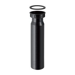 Geberit Anschlussstutzen mit Überwurfmutter, d 50mm, DN 50, G 2", Höhe 20cm, Schwarz... GEBERIT-152114161 4025416017424 (Abb. 1)