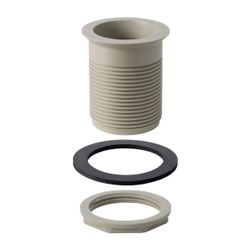 Geberit Ablaufventil mit Rundgewinde Rg 1/8″, D 7cm, Kieselgrau... GEBERIT-352328081 4025416057697 (Abb. 1)