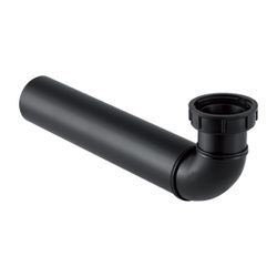 Geberit Anschlussbogen 90 Grad mit Überwurfmutter, d 50mm, G 1 1/4", Schwarz... GEBERIT-152116161 4025416017448 (Abb. 1)