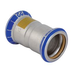 Geberit Mapress Edelstahl Muffe, Gas, d 18mm... GEBERIT-34102 4024723341024 (Abb. 1)