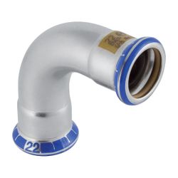 Geberit Mapress Edelstahl Bogen, Gas, 90 Grad, d 18mm... GEBERIT-34001 4024723340010 (Abb. 1)