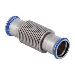 Geberit Mapress Edelstahl Axialkompensator mit Pressmuffen Außendurchmesser 76,1mm... GEBERIT-33939 4024723339397 (Abb. 1)