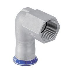 Geberit Mapress Edelstahl Übergangswinkel 90 Grad mit Innengewinde d 35mm, Rp 1 1/4″, L1... GEBERIT-33807 4024723338079 (Abb. 1)