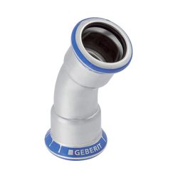 Geberit Mapress Edelstahl Bogen 30 Grad, Außendurchmesser 22mm... GEBERIT-36123 4024723361237 (Abb. 1)