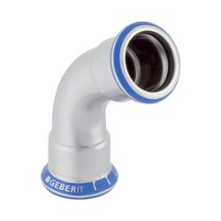 Geberit Mapress Edelstahl Bogen 60 Grad, Außendurchmesser 88,9mm... GEBERIT-36169 4024723361695 (Abb. 1)