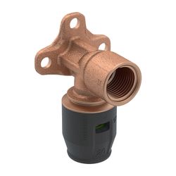 Geberit PushFit Anschlusswinkel 90 Grad, d 20mm, Rp 1/2", L1 5,2cm, Rotguss bleifrei... GEBERIT-651281001 4025416711674 (Abb. 1)