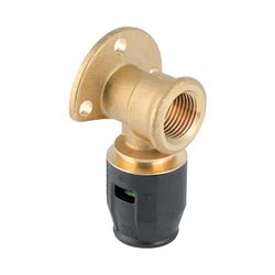 Geberit PushFit Anschlusswinkel 90 Grad CW617N, d 16mm, Rp 1/2″, L1 3,6cm... GEBERIT-650291001 4025416717225 (Abb. 1)