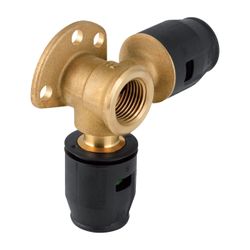 Geberit PushFit Eckanschlusswinkel 90 Grad CW617N, d 20mm, Rp 1/2″, L1 3,6cm... GEBERIT-651295001 4025416957997 (Abb. 1)