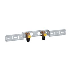 Geberit PushFit Anschlusswinkel 90 Grad vormontiert, zweifach, Messing d 20mm, Messi... GEBERIT-651299001 4025416719304 (Abb. 1)