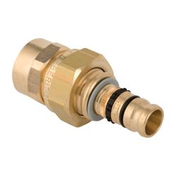 Geberit Mepla Übergangsverschraubung mit Innengewinde, d 40mm, Rp 1 1/2″, Rotguss bl... GEBERIT-605596005 4025416680277 (Abb. 1)