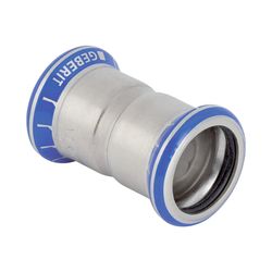 Geberit Mapress Edelstahl Muffe, Außendurchmesser 88,9mm... GEBERIT-32010 4024723320104 (Abb. 1)