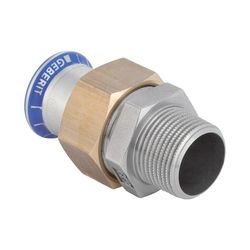 Geberit Mapress Edelstahl Übergangsverschraubung mit Außengewinde d 18mm, R 3/4″... GEBERIT-35333 4024723353331 (Abb. 1)