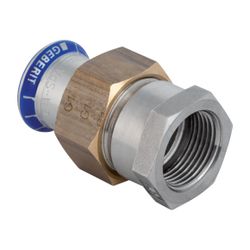 Geberit Mapress Edelstahl Übergangsverschraubung mit Innengewinde d 42mm, Rp 1 1/2″... GEBERIT-35308 4024723353089 (Abb. 1)