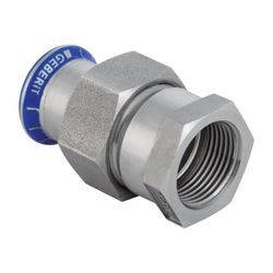 Geberit Mapress Edelstahl Übergangsverschraubung mit Innengewinde d 54mm, Rp 2″, Überwur... GEBERIT-35356 4024723353560 (Abb. 1)