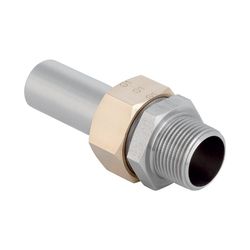 Geberit Mapress Edelstahl Übergangsverschraubung mit Außengewinde und Einschubende d 54m... GEBERIT-35410 4024723354109 (Abb. 1)