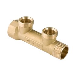 Geberit Verteiler mit Gewindeanschluss, Verteilerabgang für Eurokonus, CW617N, R 1",... GEBERIT-613422001 4025416802754 (Abb. 1)