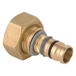 Geberit Mepla Verteilerabgang für Eurokonus, D 16mm, G 3/4", Messing/bleifreie Siliz... GEBERIT-611623005 4025416802792 (Abb. 1)