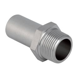 Geberit Mapress Edelstahl Übergang mit Außengewinde und Einschubende d 35mm, R 1 1/4″... GEBERIT-31938 4024723319382 (Abb. 1)