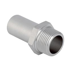 Geberit Mapress Edelstahl Übergang mit Außengewinde und Einschubende d 35mm, R 1 1/4″... GEBERIT-31938 4024723319382 (Abb. 1)