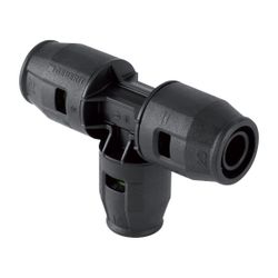 Geberit PushFit T-Stück reduziert, PVDF, d 25mm, d1 20mm, d2 25mm... GEBERIT-652315001 4025416709534 (Abb. 1)