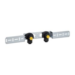 Geberit PushFit Anschlusswinkel 90 Grad vormontiert, 2-fach, schallgedämmt, d 16mm, ... GEBERIT-650290001 4025416957928 (Abb. 1)