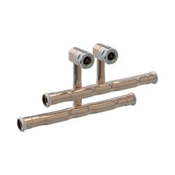 Geberit Mapress Kupfer Set Anschluss-T-Stücke für Vor-/Rücklauf Anschlussverschraubung f... GEBERIT-24057 4025410584908 (Abb. 1)
