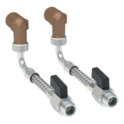Geberit Wasseranschlussset unten, für Geberit Monolith Sanitärmodul für Bidet, Höhe ... GEBERIT-131078001 4025416166184 (Abb. 1)