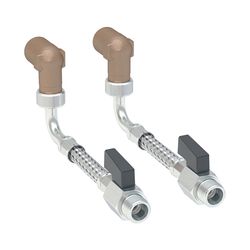 Geberit Wasseranschlussset unten, für Geberit Monolith Sanitärmodul für Bidet, Höhe ... GEBERIT-131078001 4025416166184 (Abb. 1)
