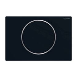 Geberit Sigma 10 Drückerplatte, für Spül-Stopp-Spülung Mattschwarz lackiert, easy-to... GEBERIT-115758145 4025416709244 (Abb. 1)
