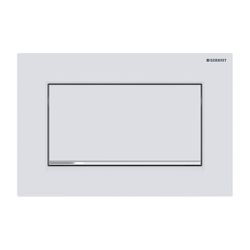 Geberit Sigma 10 (ex Sigma 30) Drückerplatte/Spül-Stopp-Spülung, Mattweiß lackiert/H... GEBERIT-115893JT1 4025410635570 (Abb. 1)