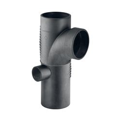 Geberit Silent db20 Kombibogeneckabzweig 88,5 Grad links d 110mm, d1 110mm, d2 56mm... GEBERIT-310117141 4025416296409 (Abb. 1)