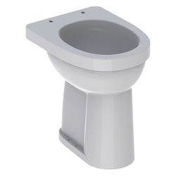 Geberit Renova Comfort Stand-WC Flachspüler, erhöht, Höhe 45cm, Abgang vertikal Tief... GEBERIT-218511600 4022009353655 (Abb. 1)