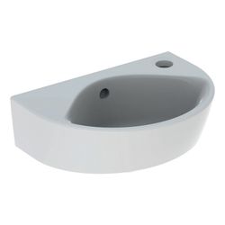Geberit Renova Handwaschbecken verkürzte Ausladung, 36x14,8x25cm, Hahnloch rechts, Ü... GEBERIT-500374011 4025416853169 (Abb. 1)