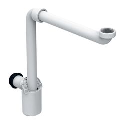 Geberit Tauchrohrgeruchsverschluss für Waschbecken, Raumsparmodell, Abgang horizonta... GEBERIT-151117111 4025416499572 (Abb. 1)