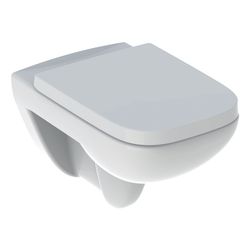 Geberit Renova Plan Set Wand-WC Tiefspüler, Rimfree, mit WC-Sitz Tiefe 54cm, Weiß... GEBERIT-500817001 4025410717948 (Abb. 1)