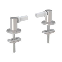 Geberit Set Scharniere für WC-Sitz Befestigung von oben, 2 Stück... GEBERIT-598018000 4022009320015 (Abb. 1)