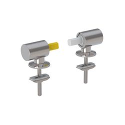 Geberit Set Scharniere für WC-Sitz Befestigung von oben, Absenkautomatik, 2 Stück... GEBERIT-598035000 4022009311853 (Abb. 1)