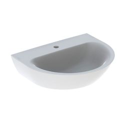 Geberit Renova Waschtisch, Breite 60cm, Tiefe 48cm, Hahnloch mittig, ohne Überlauf, ... GEBERIT-500599011 4025416139874 (Abb. 1)