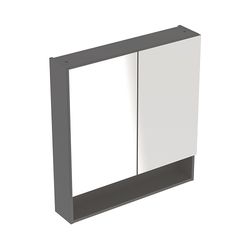 Geberit Renova Plan Spiegelschrank mit 2 Türen, 78,8x85x17,5cm, Lava lackiert matt... GEBERIT-502366JK1 4025410685209 (Abb. 1)