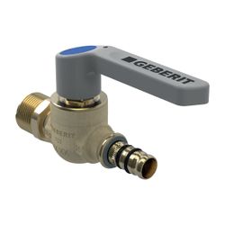 Geberit Mepla Kugelhahn mit Außengewinde, Betätigungshebel CW617N, d 26mm, R 3/4″, P... GEBERIT-613063002 4025410737304 (Abb. 1)