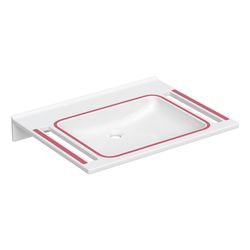 Geberit Publica Waschtisch eckiges Design, Ausschnitten barrierefrei demenzgerecht B... GEBERIT-500666014 4025410753571 (Abb. 1)