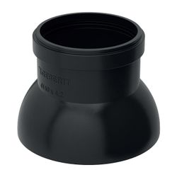 Geberit PE Dunsthut Außendurchmesser 125mm, DN 125, Schwarz... GEBERIT-368989162 4025410743732 (Abb. 1)